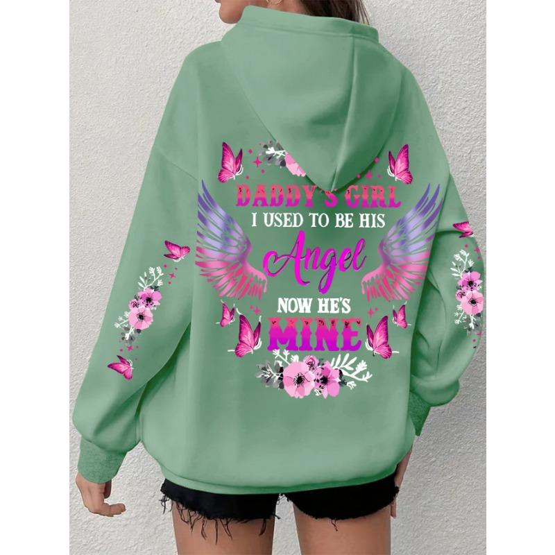 Women's Plus Size Pullovers - Alphabet Print, Soft 100% Polyester, Slight Stretch Knit Fabric - All Season Casual Wear