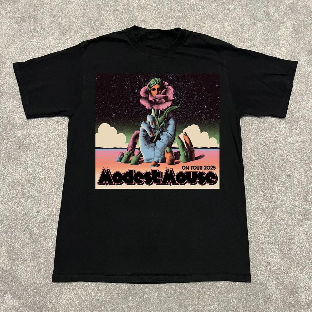 Modest Mouse В туре 2025 Подарок для фаната Унисекс Футболка US941 Унисекс Футболка XXL