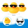 6/12/24Pc Rubber Duck Toys Yellow Rubber Ducks Squeak & Float Ducky Pool Plaything Cruise Holiday Decoration Birthday Party Favors