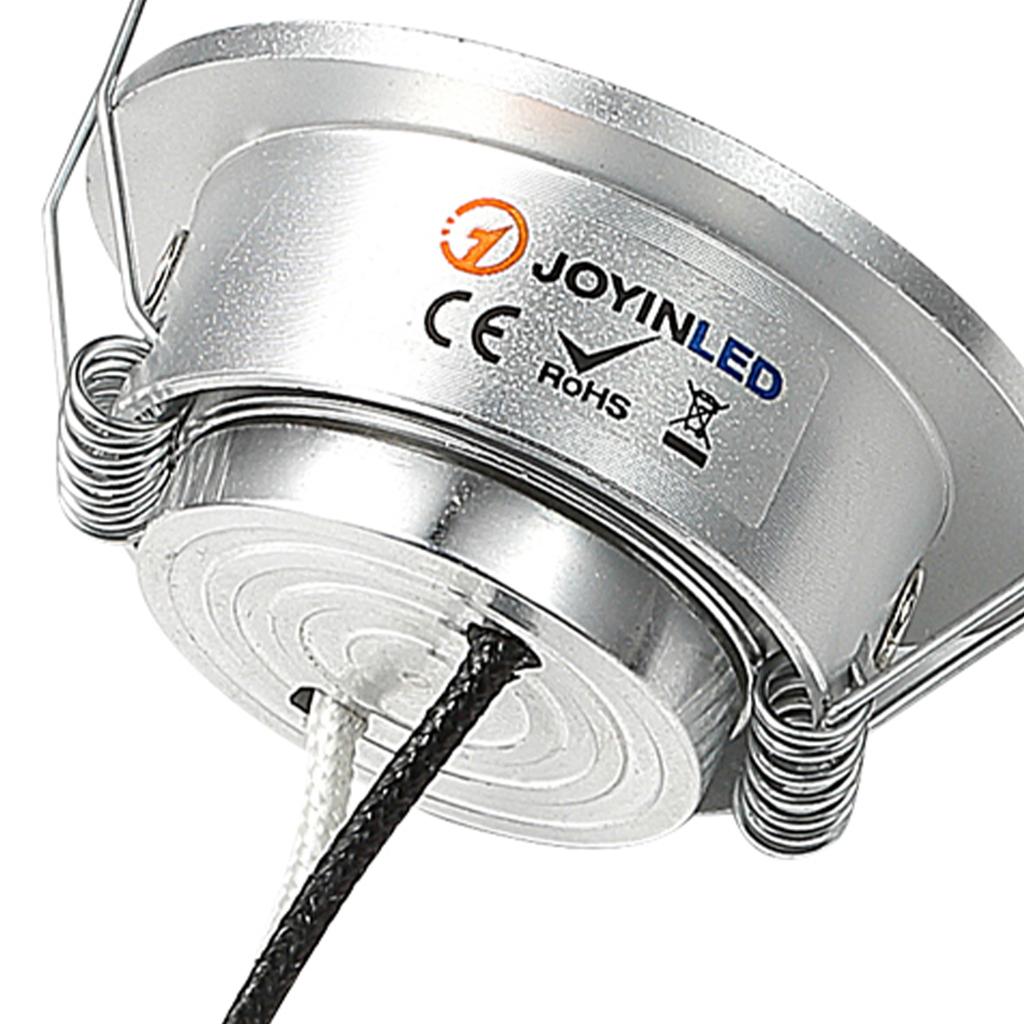 10PCS 3W MINI Downlight  Dimmable High Power LED Recessed Ceiling DownLight Lamps LED Downlights for Living Room Cabinet Bedroom