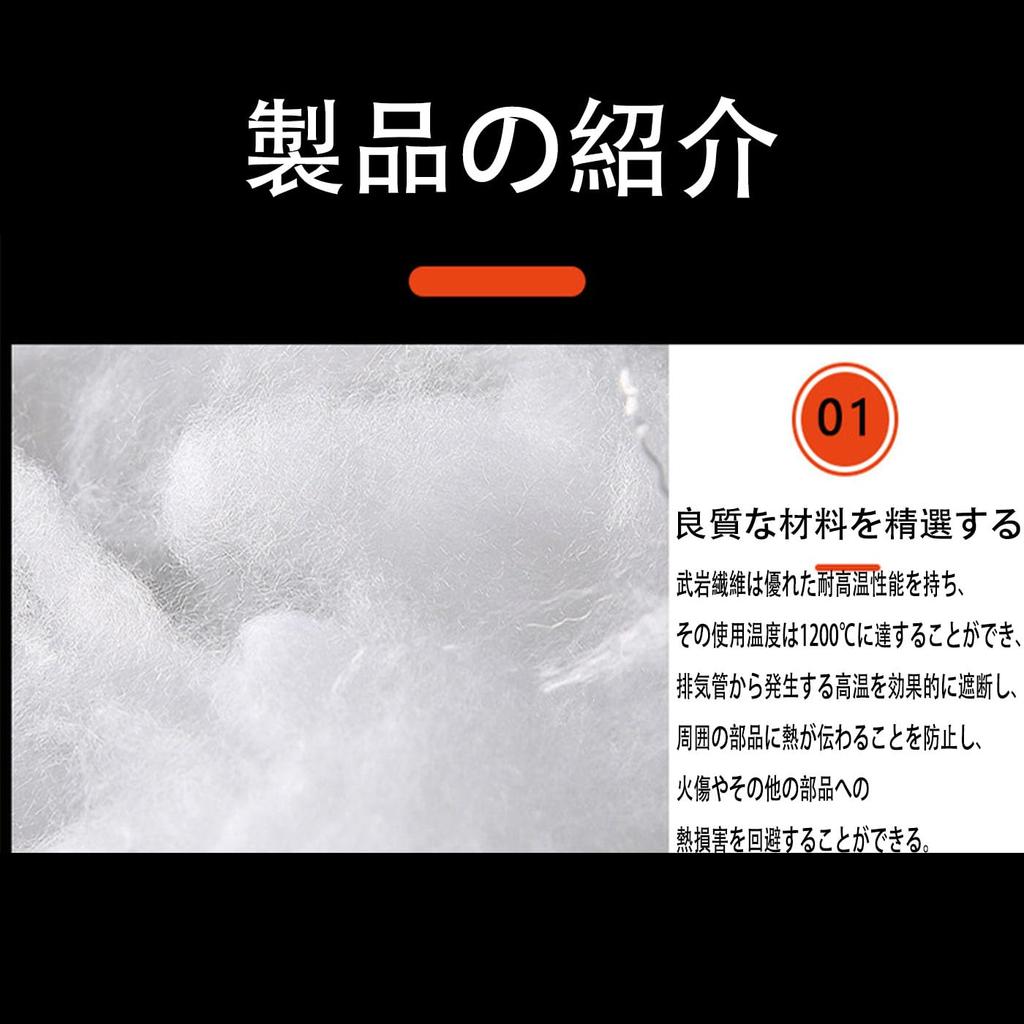 Mirhua Insulation Curtain, Basalt Fiber, Heat Resistant 1200 Degrees, 2.5cm*5m,