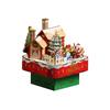 Christmas Wooden Music Box Model Building Block Handmade Holiday Decoration Boys and Girls Birthday Gift
