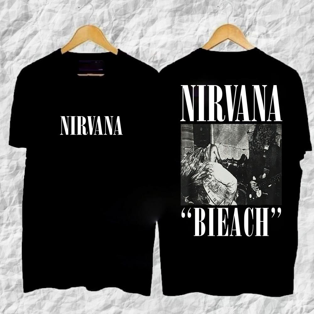 

2026 Rock Band Shirt Nirvana Nevermind Thai Kurt Kuben UNISEX Fashion Short Sleeve Cotton High Quality Y2K Tshirt Cartoon Tops Tees S