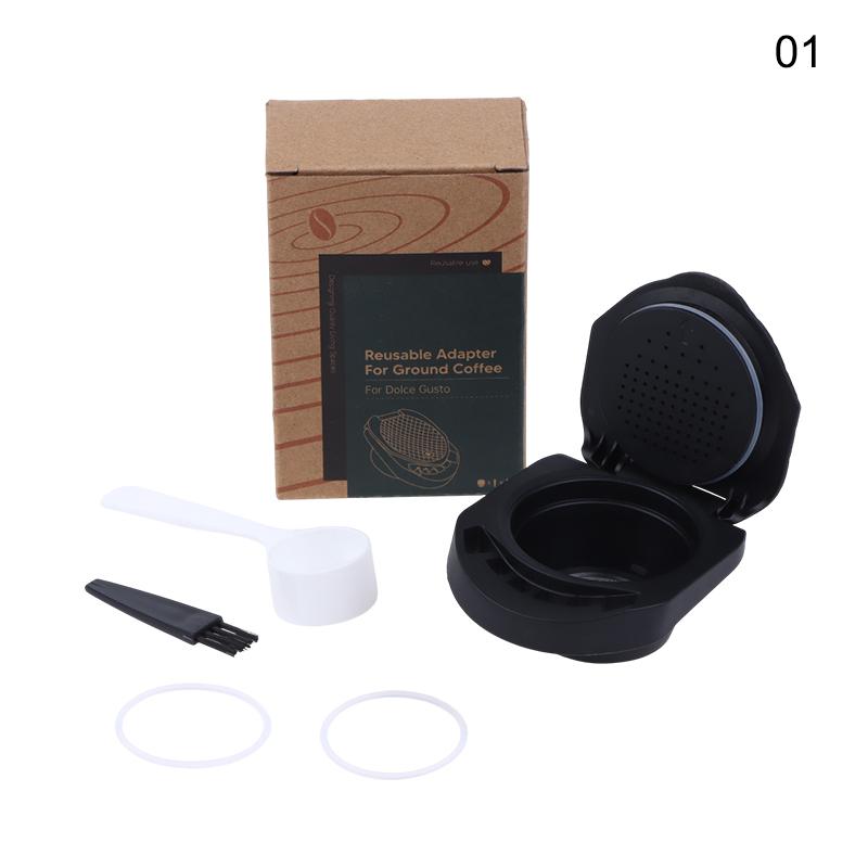 Reusable Capsule Adapter For Dolce Gusto Refillable Coffee Capsule Adapter Coffee Capsules Converter Support Fill Coffee Powder