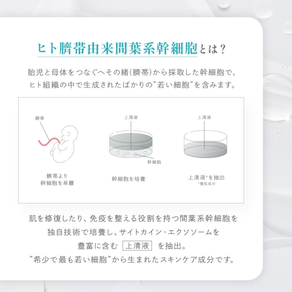 Born from Regenerative Medicine Eternum Trial Set Human Stem Cell Culture Supernatant Skincare Mini Bottle Trial Travel Kit Moisturizing for Dry and