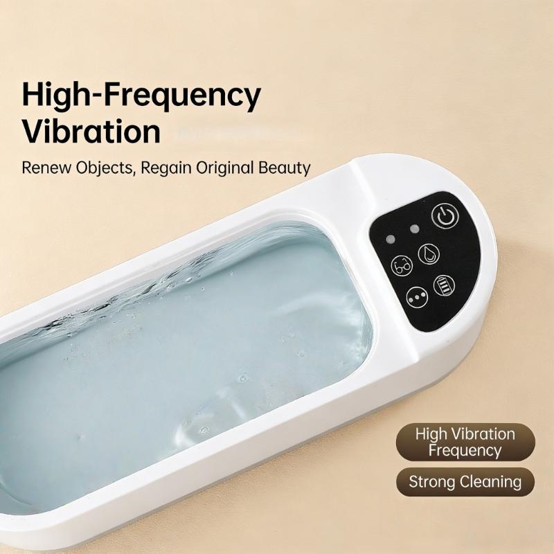 Sturdy Ultrasonic Cleaner Portablr for Jewelry and Eyeglasses Versatile and Easy to Use Household Tool Accessory