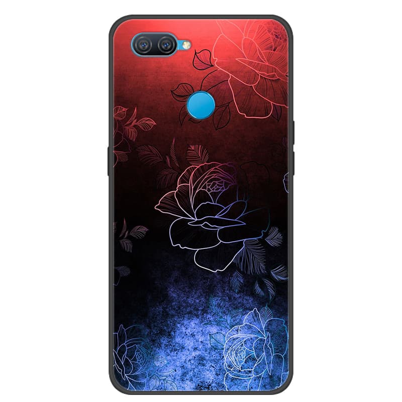 For OPPO A12 Case Cool Painted Cover Soft Silicone Phone Case For OPPO A7 AX7 Back Covers Bumper Coque A12 CPH2083 CPH2077 Coque