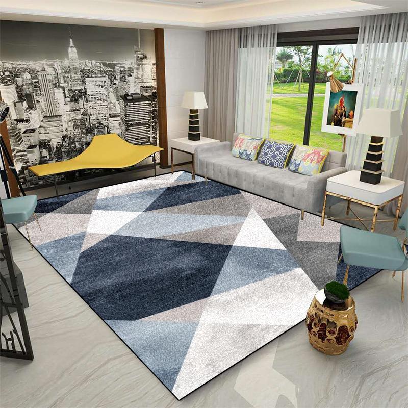 Modern Luxury Geometric Carpet Decoration Living Room Large Size Rug Home Sofa 200x300 Cm Area Rugs Bedroom Bedside Non-slip Mat