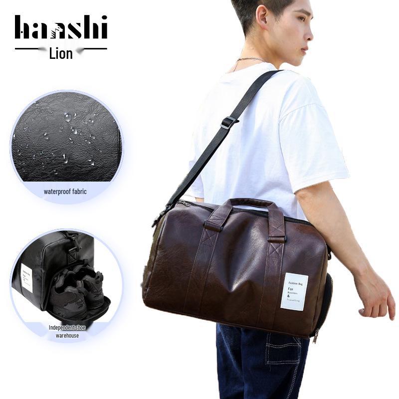 

Водонепроницаемая дорожная и фитнес-сумка класса люкс - Большая вместимость для мужчин и женщин, стиль через плечо и мессенджер