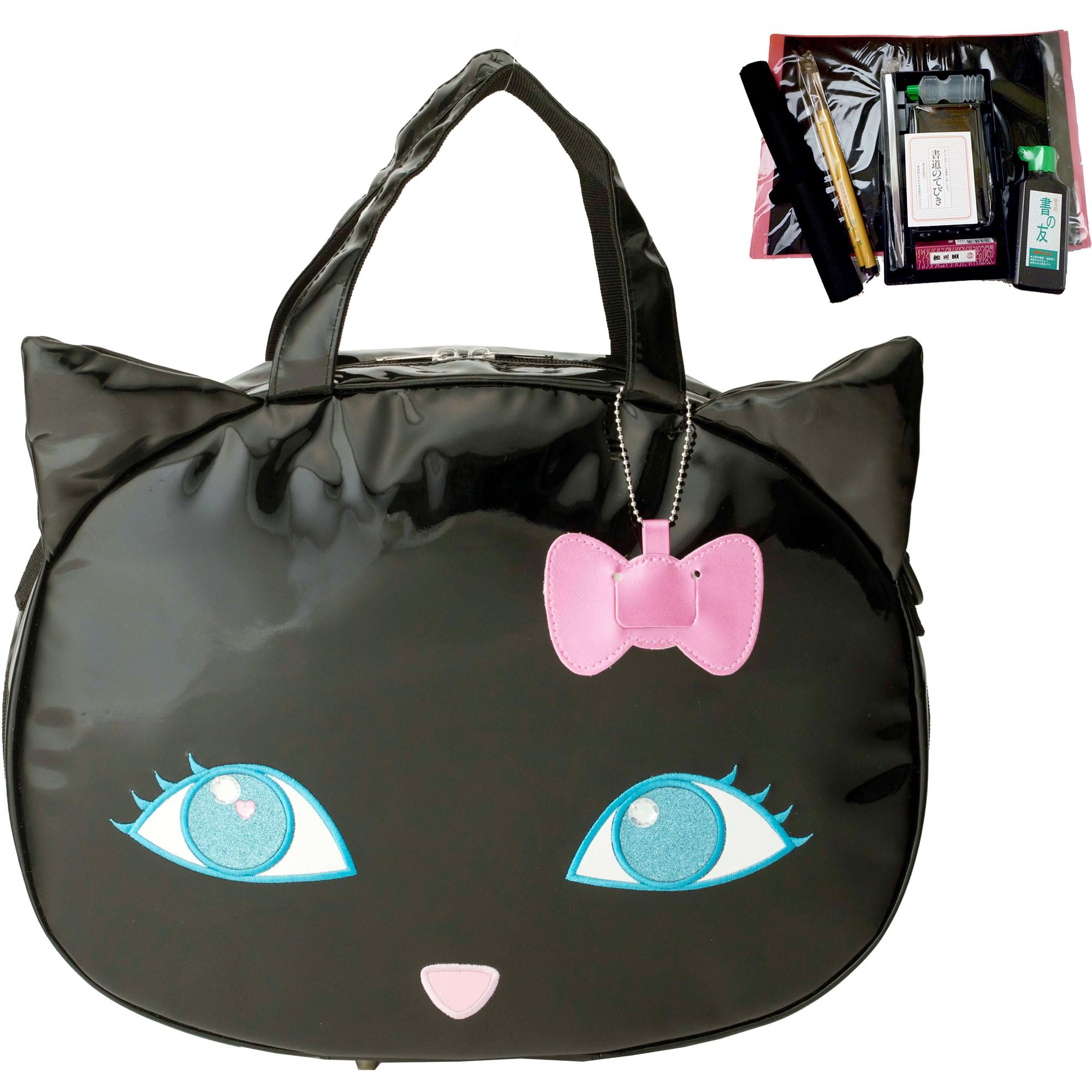 

Оригинальная каллиграфия Принцесса Алиса Эмалевый черный кот Набор для каллиграфии с подставкой для имени чёрный