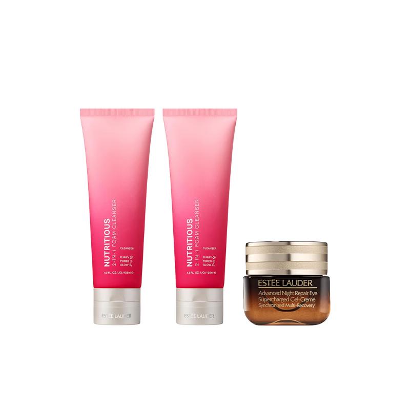 Estee Lauder Nutritious Cleansing & Eye Care Skincare Set