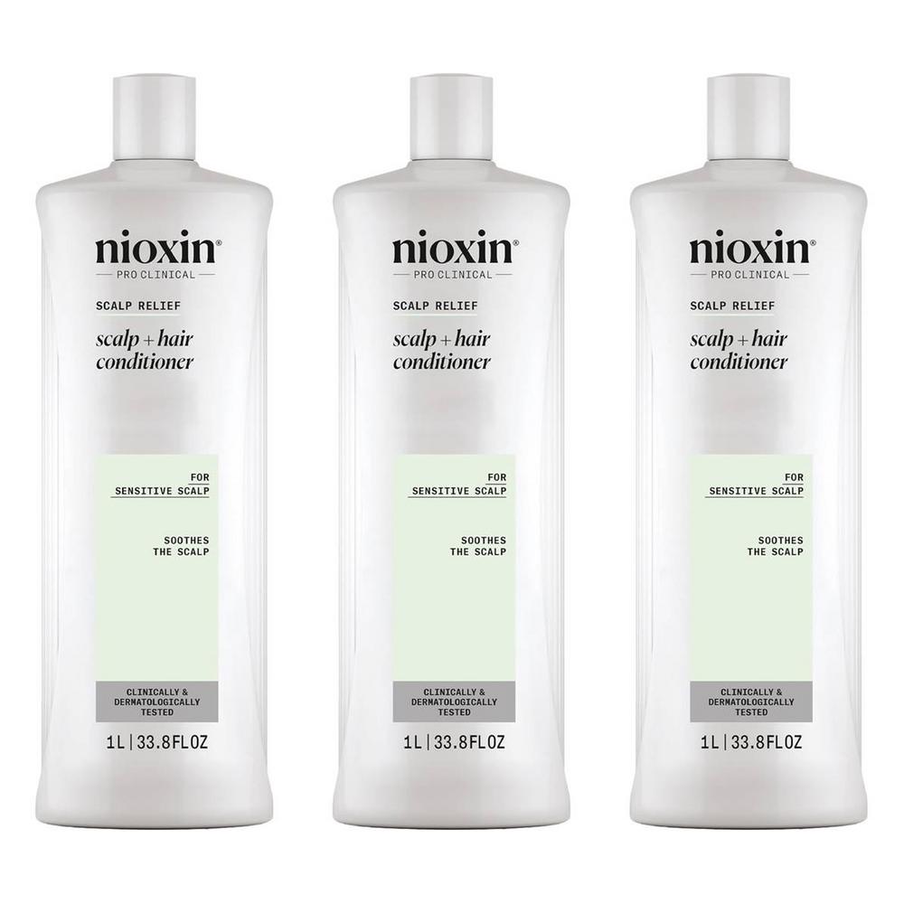 Nioxin Scalp Relief Hair Conditioner 1L 3 Packs (3 pcs)