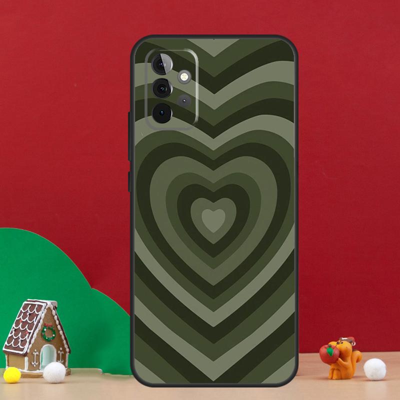 Colorful Heart Circle Love Case For Samsung Galaxy A36 A56 A06 A13 A53 A32 A12 A22 A52 A35 A17 A16 A55 A15 A54 A34 A14