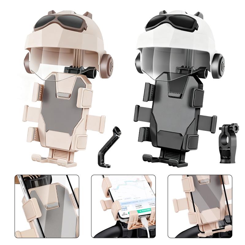 SEAMETAL Mały Pokrowiec na Kask Uchwyt na Telefon Komórkowy Motocyklowy Rower Elektryczny Wodoodporny Osłona Przeciwsłoneczna Nawigacja Uchwyt na Telefon Komórkowy