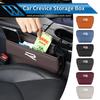 Car Trapezoidal Seat Gap Organizer HH645 PU Leather Storage Box Auto Accessories For VW R Scirocco Jetta Beetle Golf GTI Polo Tiguan