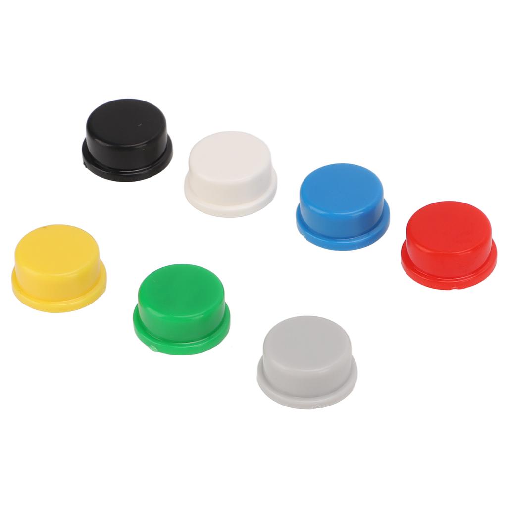 350Pcs Push Button Switch Caps Industrial Momentary Tactical Control 7 Color for Breadboard A24