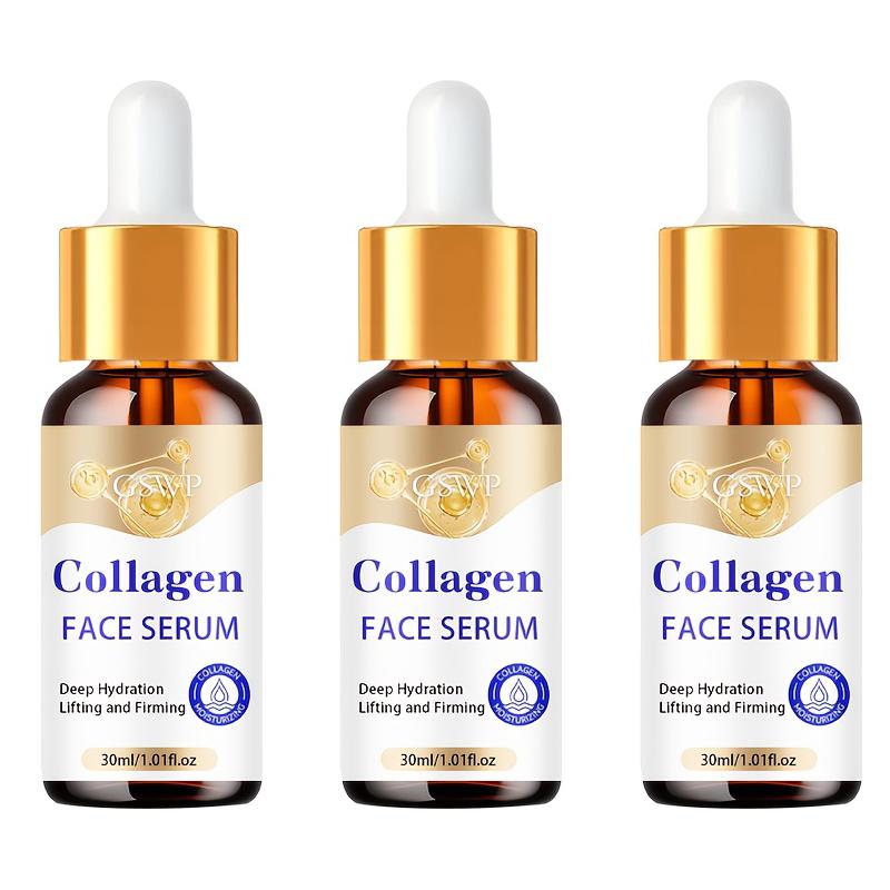 GSWP Collagen Facial Moisturising Serum, Providing Deep Hydration, Lift and Firm. Leaves Skin Looking Healthy, Smooth.30/60/90ml