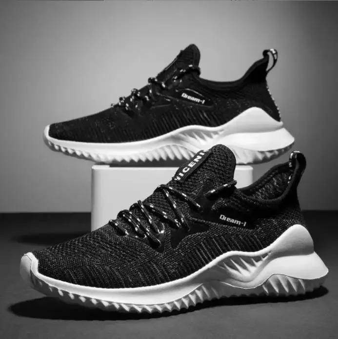 Men's Sneakers Outdoor Sports Comfortable Knitting Mesh Breathable Running Male Casual Men Sport Shoes for Men 2024 New