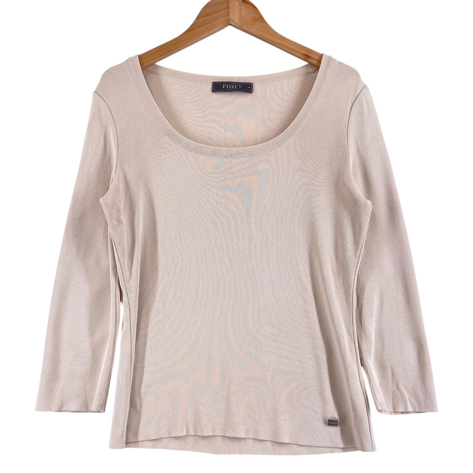 FOXEY Plain Cut beige Women 40 used