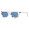  New Square Sunglasses Women Fashion Candy Color Blue Shades UV400 Retro Rivets Men Sun Glasses