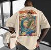 2025 Japanese Retro Dragon Ball Super Saiyan Cartoon Animation Printing Short Sleeve Personalized Loose Design T-shirt