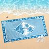 Color Blocking Diagonal Stripe Splicing Beach Towel, Ultra-fine Fiber Absorbent Bath Towel, Swimming Pool Special Large Towel