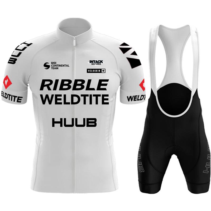 

Wielerjersey Set 2025 Huub Heren Fietsleding Zomer Fietspak Met Korte Mouwen Ropa Ciclismo Hombre Asian size -XS