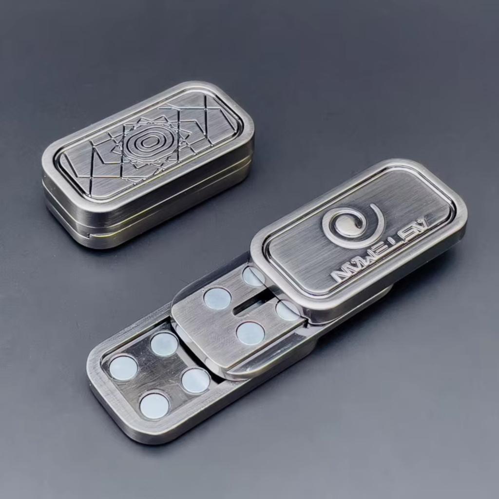 1PC Magnetic Fidget Slider Camera Shaped ADHD Push Slider Toy Metal Press Click Anxiety Stress Relief Fidget Toys for Adults