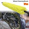 1Pcs Bicycle Dirt Pit Sponge Brush With Handle Wheel Cleaning Brush  Auto Cleaning Tool