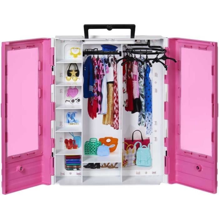 Dressing Barbie Fashionistas - MATTEL - GBK11 - Pour ranger les vêtements et accessoires Barbie - Neuf