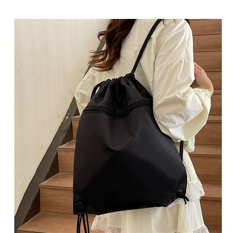 Lightweight Large Capacity Drawstring Sports Bag - Unisex Casual Fitness & Travel Backpack