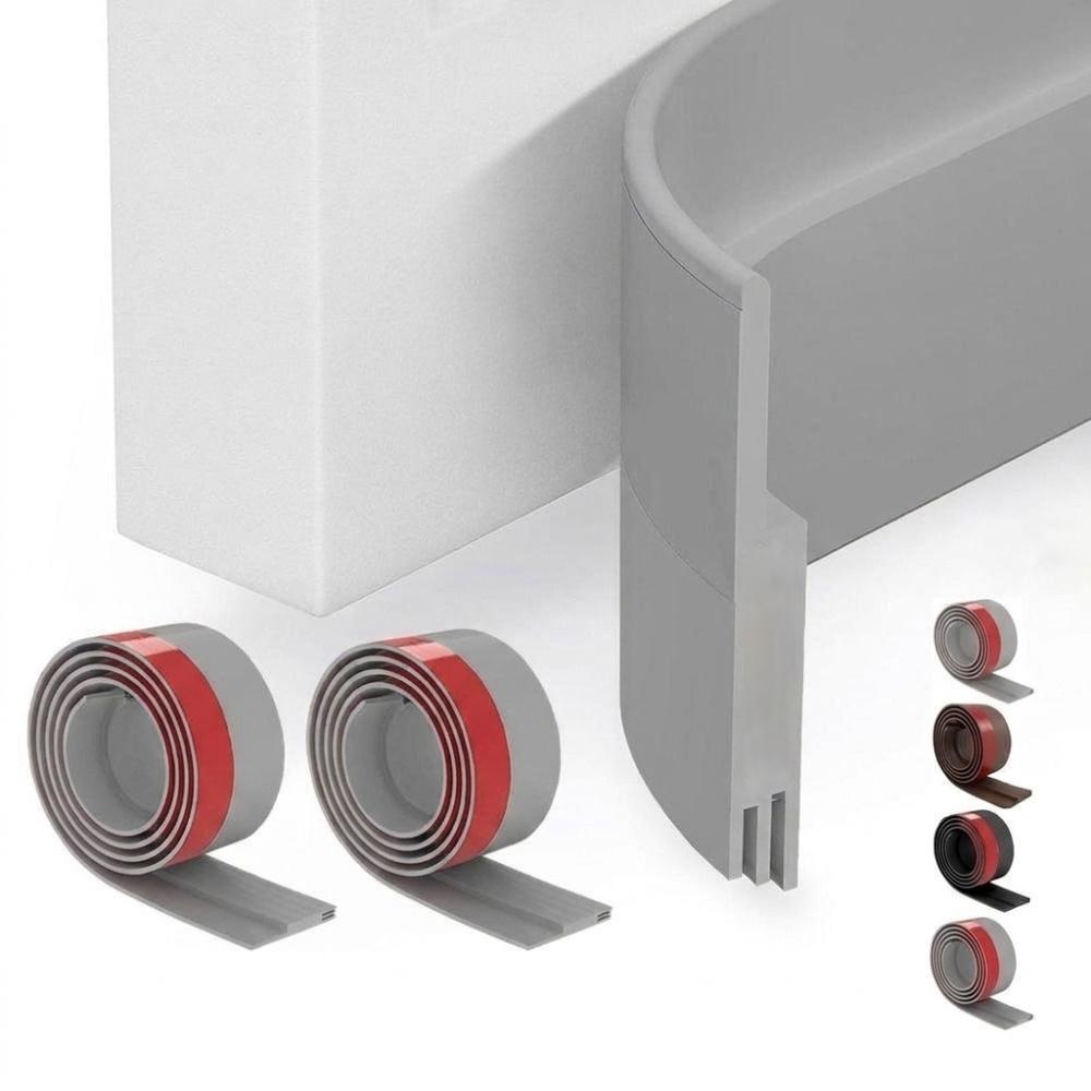 Self-adhesive Draught Excluder Silicone Door Draft Stopper Door Bottom Sealing Strip  Living Room