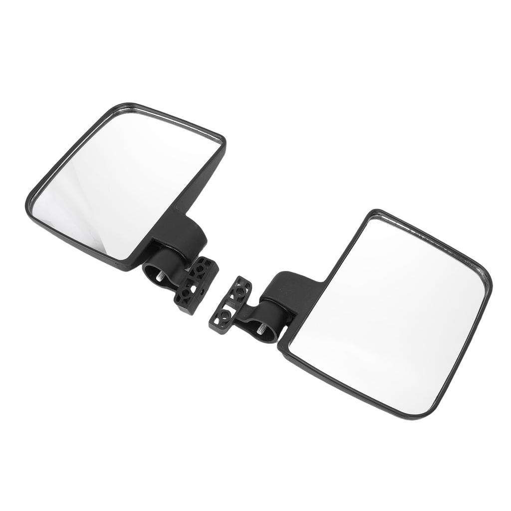Golfwagen Seitenspiegel Klappbar 180 Grad Verstellbar HD Glas Golfwagen Seitenrückspiegel Ersatz für EZGO