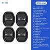 4Pcs Car Silicone Door Lock Buckle Cover Anti-collision For BMW X1 X3 X5 X6 X7 seriesE46 E90 E83 F10 F30 E60 G60 Car Accessories