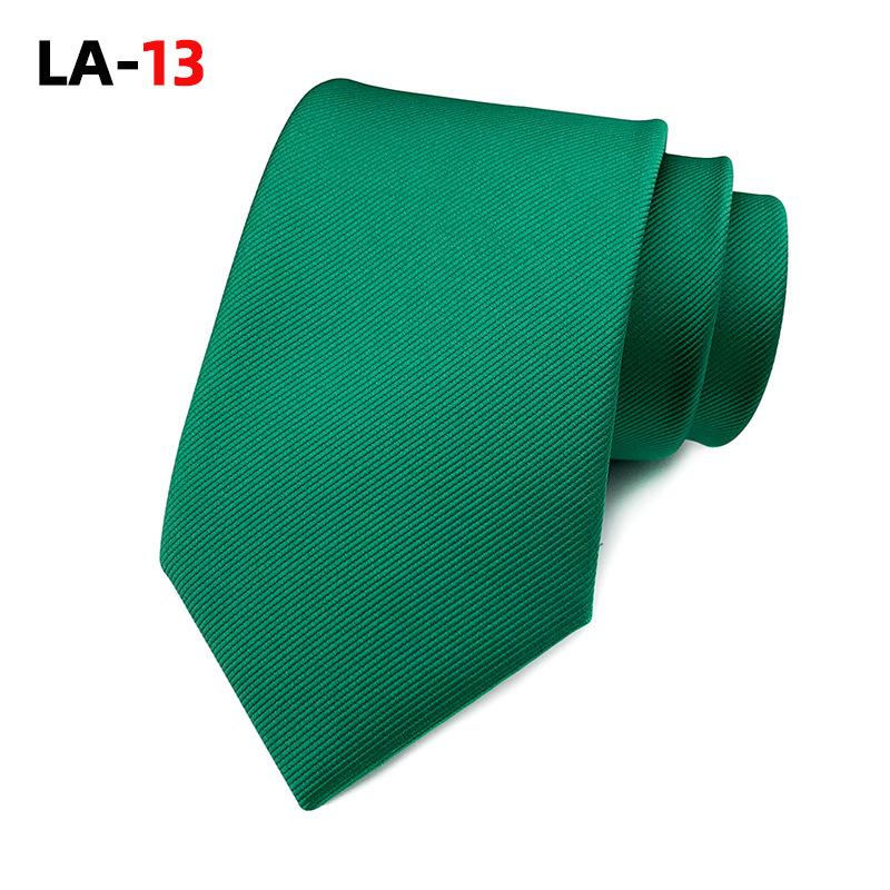 Satin Solid Color 8Cm Fashion Business Professional Men'S Tie