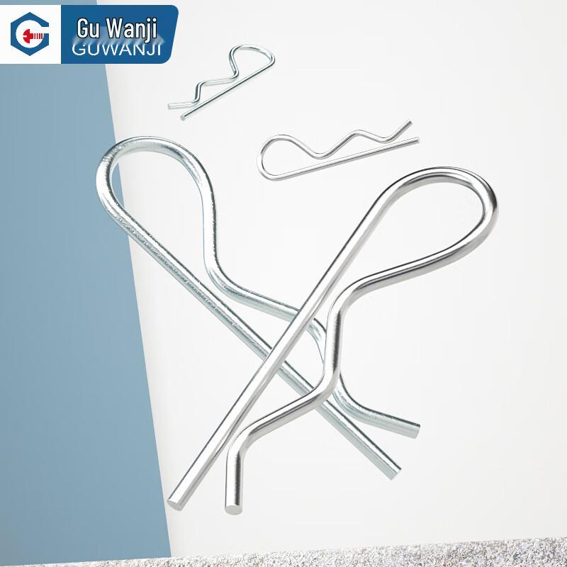Guwanji 304 Stainless Steel & Carbon Steel R/B Type Pins Assortment M1.6x27
