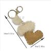 Mink Pom-Pom Fluff Ball Snow Boot Keychain Pendant Women  Accessory Phone Chain Backpack Hanging Girls Keyring Bag Charms