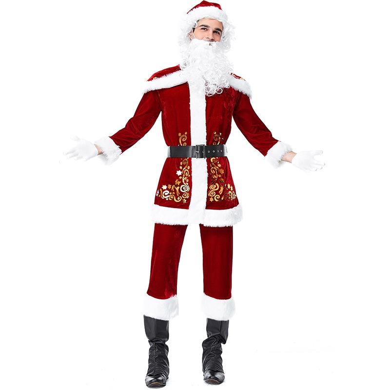 Santa Claus Clothing Adult Men's Christmas Clothing Men's Couple Stage Clothing