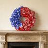 Independence Day Holiday Wreath Wall Hanging Decoration For Front Door Window Staircase Display Indoor And Indoor Use