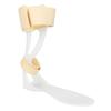 Orthèse de Cheville et de Pied Support Demi-Paume Ultra Mince Personnalisable Légère Stabilisateur de Pied Tombant S Pied Gauche