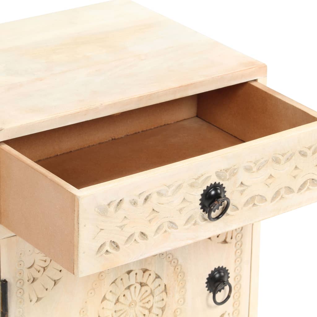 Nightstand 40 x 30 x 50 cm Solid Mango Wood