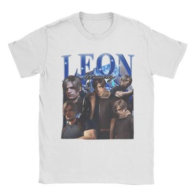 Vintage TShirt Beach Leon S Leisure TShirts  Cotton Tshirt for Unisex Y2K Casual Design Short Sleeve Tees