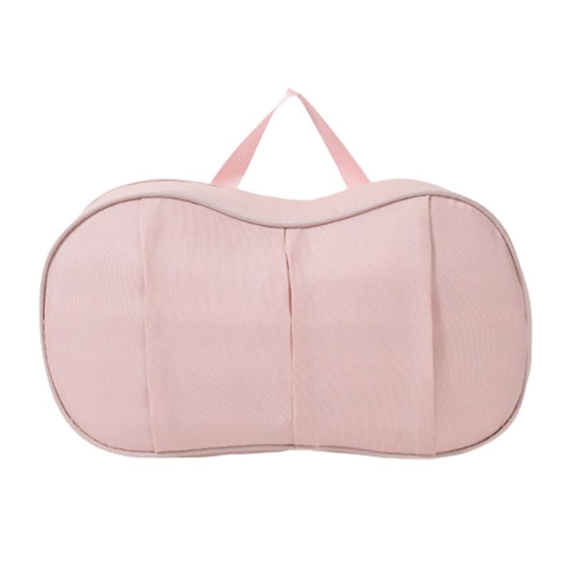 1 Piece Compact Lingerie Travel Case For Bras Panties Socks Multiple Pocket Design Portable Foldable Holiday Storage Accessory