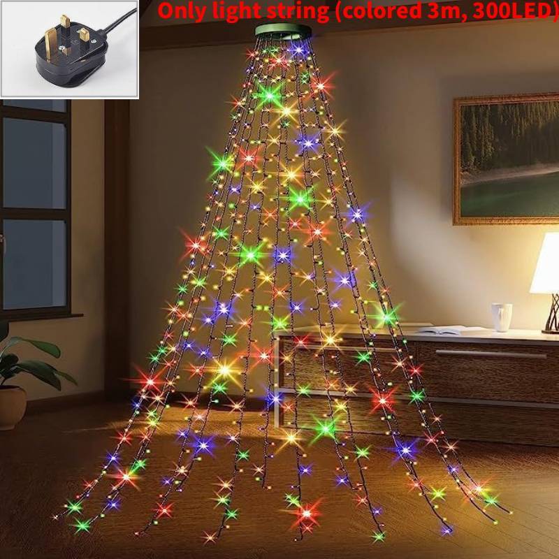 Christmas Tree Led Lights With Low Voltage Power For Festive Home Decor