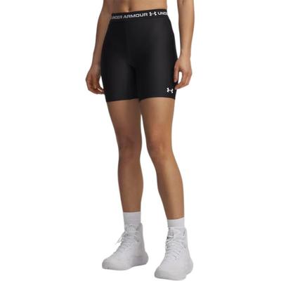 HeatGear Letter Elastic Slim Fit Three-Quarter Sports Shorts Women Shorts 6009998-008