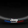 For Jeep Car Steering Wheel Cover Breathable Anti Slip Auto Decoration For Jeep Grand Cherokee Wk2 Wrangler Lanyard Gladiator
