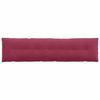 Back Cushion Wine Red 200 X 50 Cm Corduroy