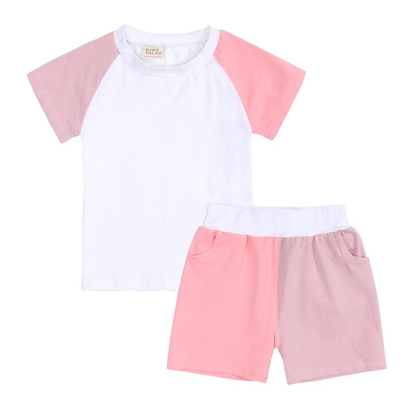 2026 Summer Sports Set for Boys & Girls: Short Sleeve T-shirt and Shorts Two-Piece Set for Toddlers and Children