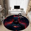 1pc Batman Office Round Area Rug, Under Office Chairs Bedroom Living Room Home Decor, Room Deco, Available in Various Sizes