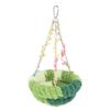 Bird Nest Bed Warm Cozy Soft Plush Enhanced Comfort Cute Look Parrot Breeding Nest Hanging Swing for Home Indoor